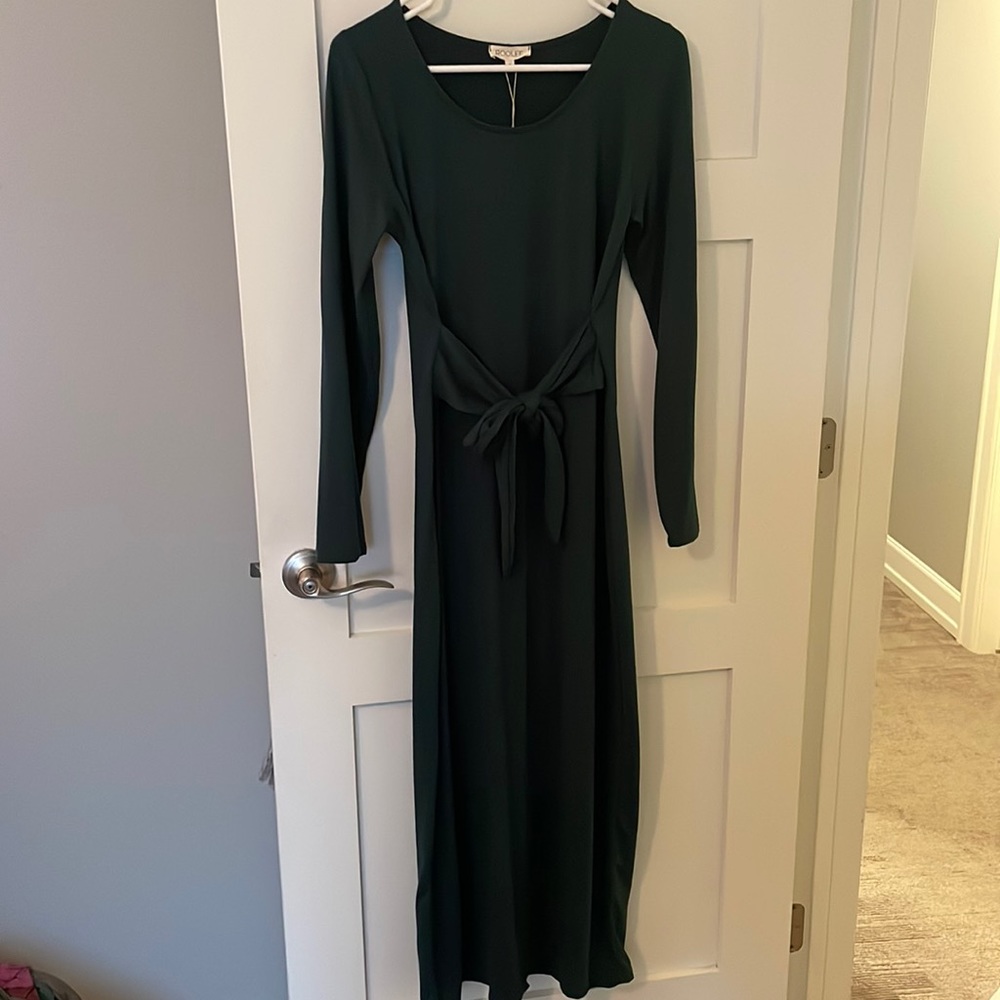 BRAND NEW buttery soft maxi long sleeve dress